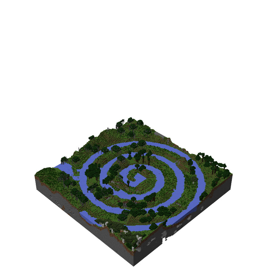 Dream-Cubed generated water spiral
