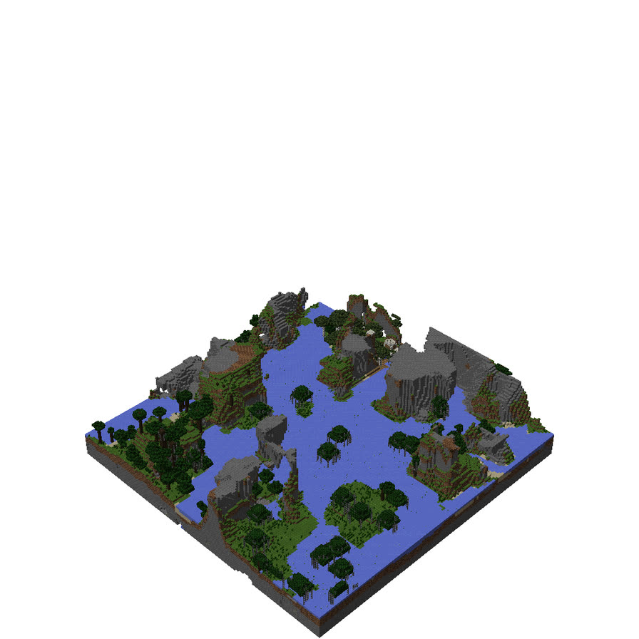 Dream-Cubed generated water spokes pattern