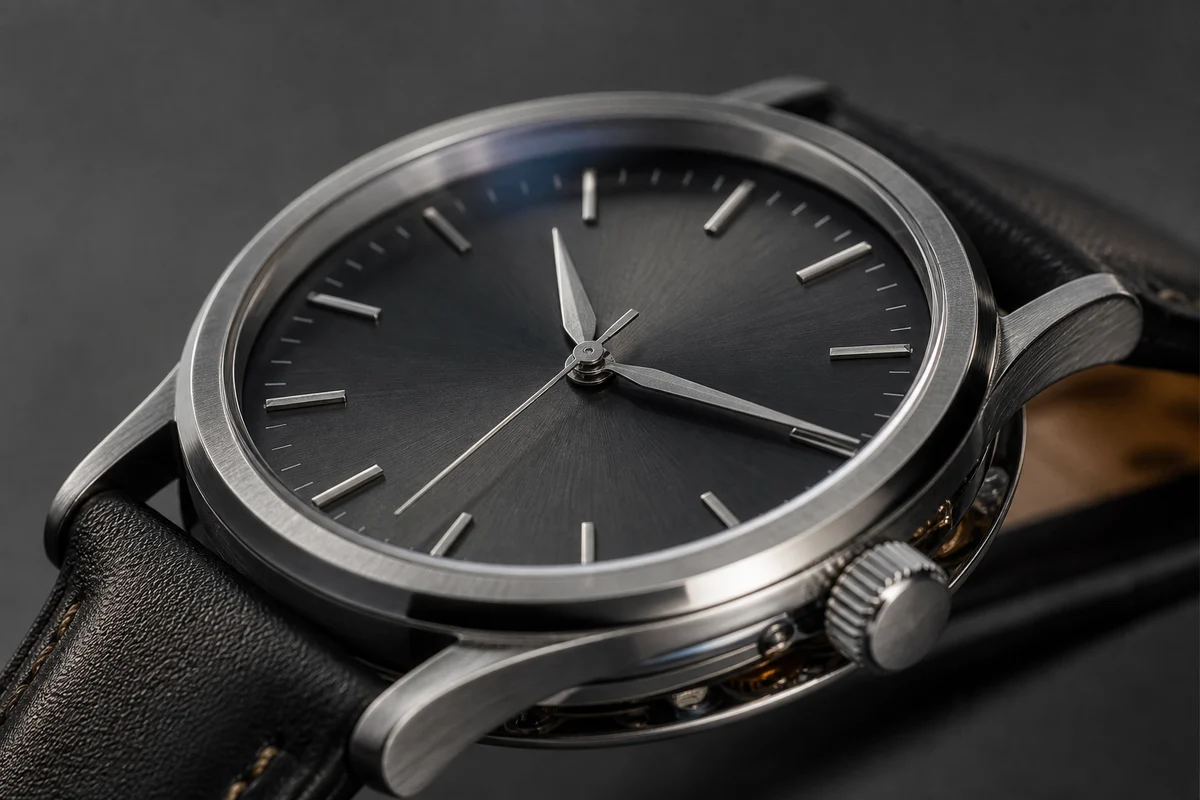 AI-generated macro photograph of a mechanical wristwatch, created with ChatGPT Images 2.0